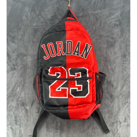 Jordan 23 Other - Jordan 23 Backpack Red Black School Laptop Sports Bag Mesh Pockets Unisex